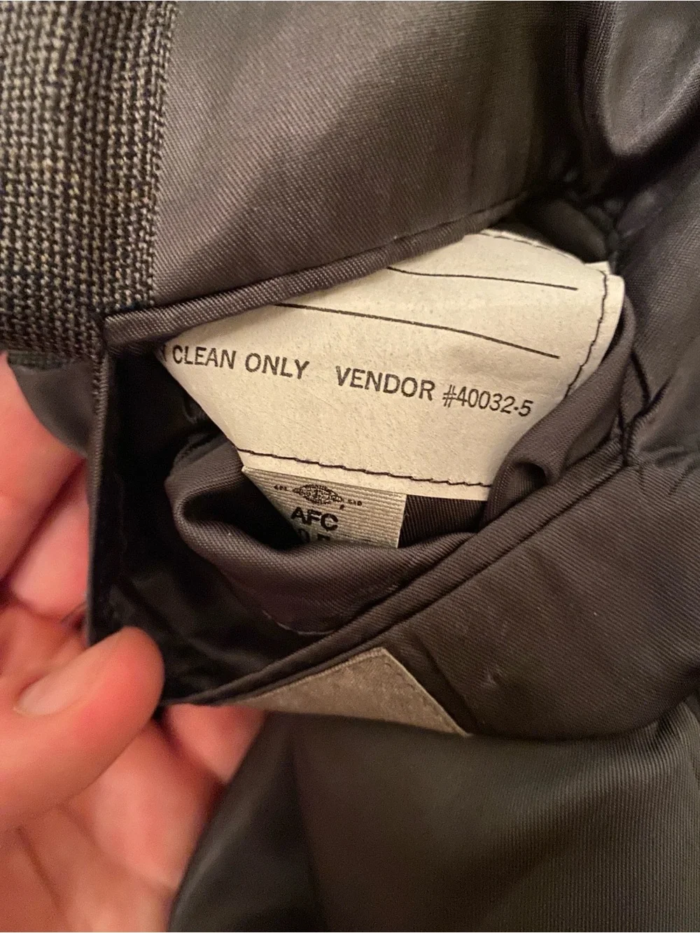 Men's Double-Breasted Charcoal Suit - 44S 38 waist Jacket & Pants